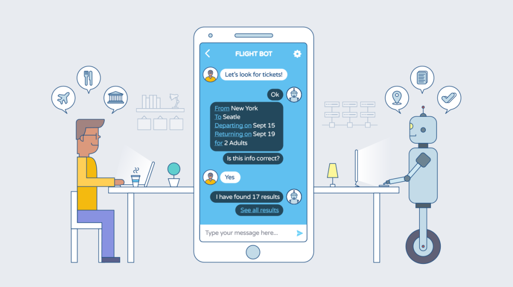 chatbot convencendo cliente para venda como afiliado